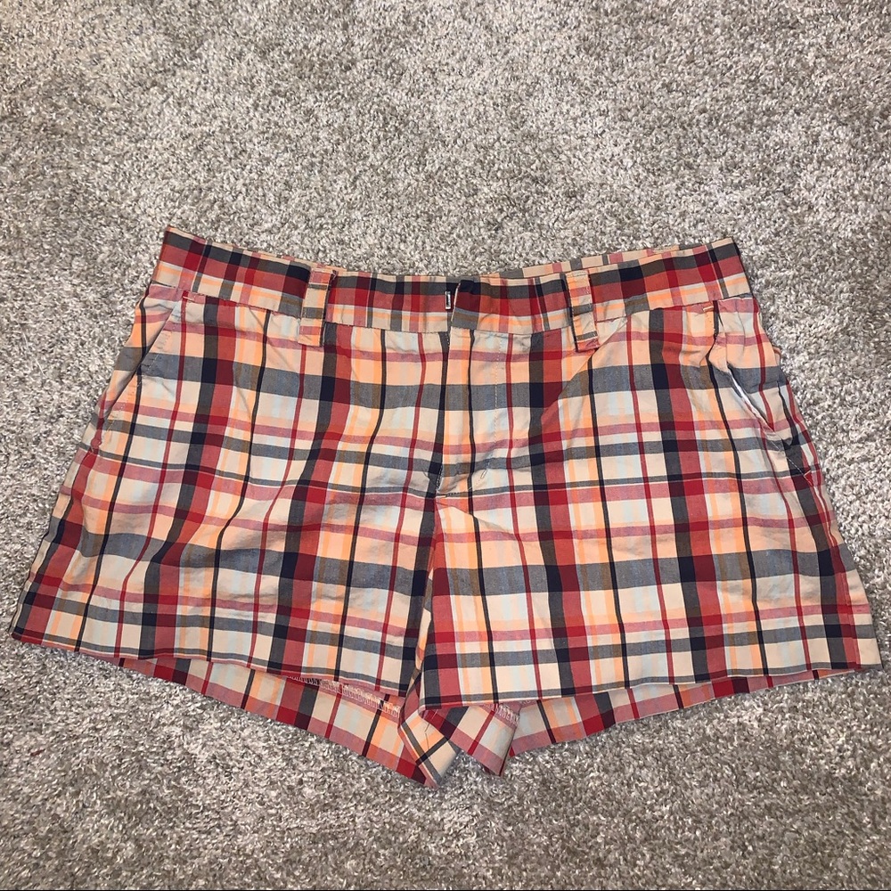 American Eagle Multicolor Plaid shorts size 4 - Picture 3 of 10